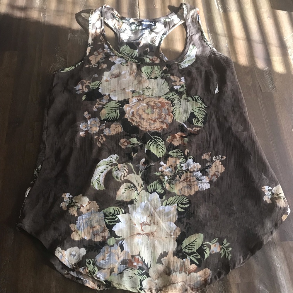 Floral tank top